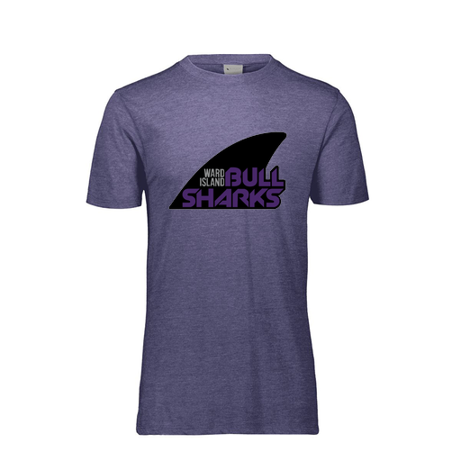 [FTSCUBRY-AS-LOGO1] Decker Men's Tri-Blend T-Shirt - Short Sleeve (Adult S, Royal, Logo 1)