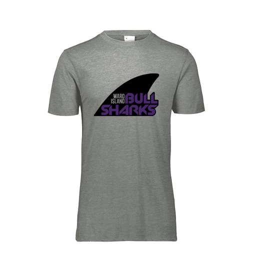 [FTSCUBGY-YS-LOGO1] Decker Youth Tri-Blend T-Shirt - Short Sleeve (Youth S, Gray, Logo 1)