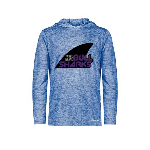 [FOLHCGRY-AS-LOGO1] Decker Men's Charge Hoodie (Adult S, Royal, Logo 1)