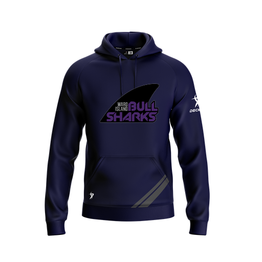 [FOLHSMNV-YXS-LOGO1] Decker Summit Hoodie (Youth XS, Navy, Logo 1)