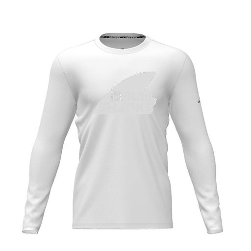 [CUS-DRIF-TEES-PER-CNK-LSL-WHT-YXS-LOGO1] Dri Fit Performance T-Shirt (Youth XS, White, Logo 1, Long Sleeve)