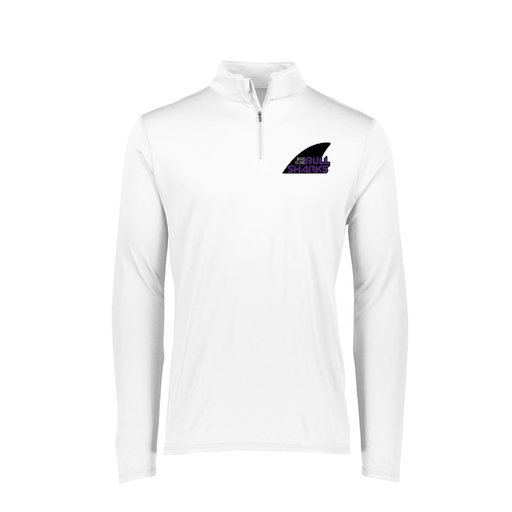 [FTLQFLWH-FAXS-LOGO1] Decker Women's Flex-Lite 1/4 Zip Shirt (Female Adult XS, White, Logo 1)