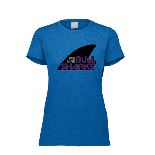 [FTSCUBRY-FAXS-LOGO1] Decker Women's Tri-Blend T-Shirt - Short Sleeve (Female Adult XS, Royal, Logo 1)