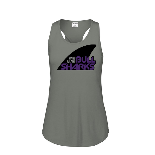 [3078.013.S-LOGO1] Ladies Tri Blend Tank Top (Female Adult S, Gray, Logo 1)