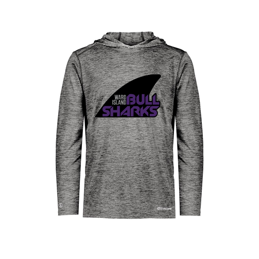 [CUS-DFW-CHGHOOD-PER-LSL-BLK-YS-LOGO1] Youth Charge Hoodie (Youth S, Black, Logo 1)