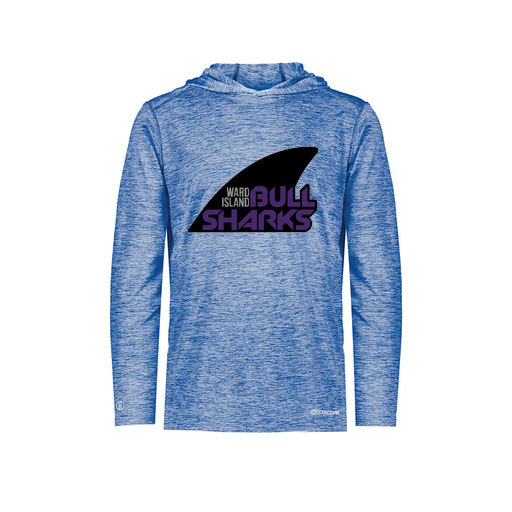 [FOLHCGRY-YS-LOGO1] Decker Youth Charge Hoodie (Youth S, Royal, Logo 1)