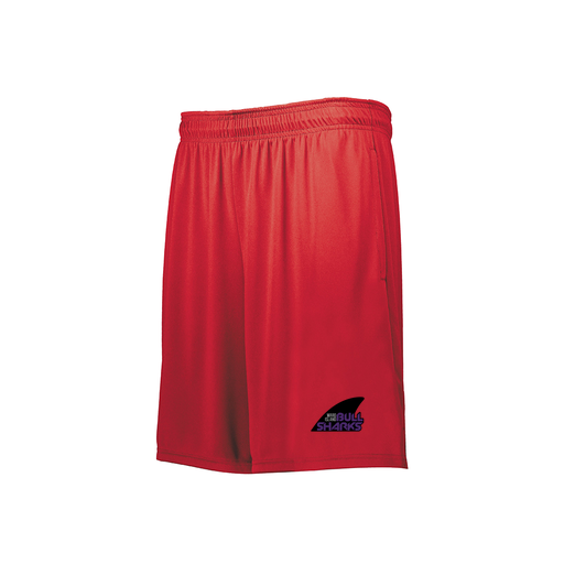 [229511.083.XS-LOGO1] Decker Men's Swift Short (Adult XS, Red, Logo 1)