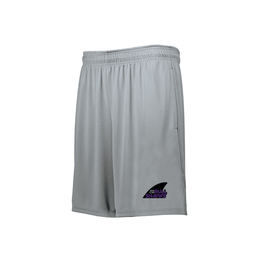 [229511.099.XS-LOGO1] Decker Men's Swift Short (Adult XS, Silver, Logo 1)