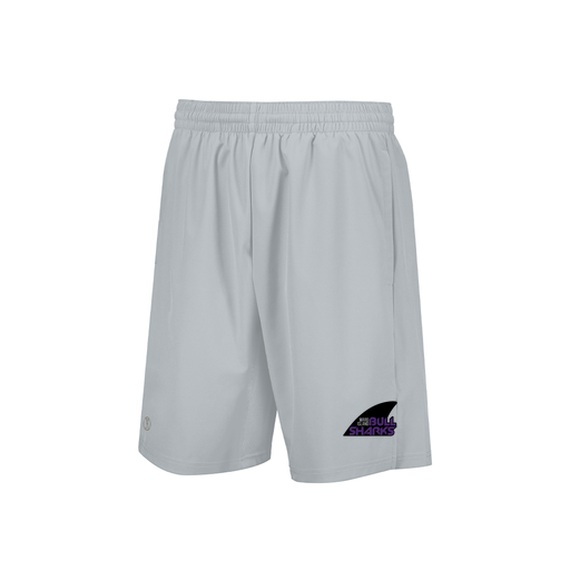 [229556.099.XS-LOGO1] Men's Weld Short (Adult XS, Silver, Logo 1)