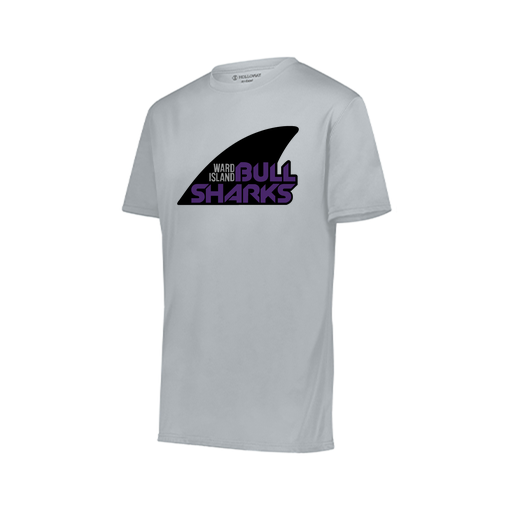 [222819.099.XXS-LOGO1] Youth Movement Dri Fit Shirt (Youth XXS, Silver, Logo 1)